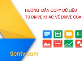Hướng Dấn Copy Dữ Liệu Google Drive Khác Về Google Drive Unlimited Của Mình