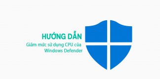 Hướng Dẫn Giảm Mức Sử Dụng Cpu Của Windows Defender Trên Window 10